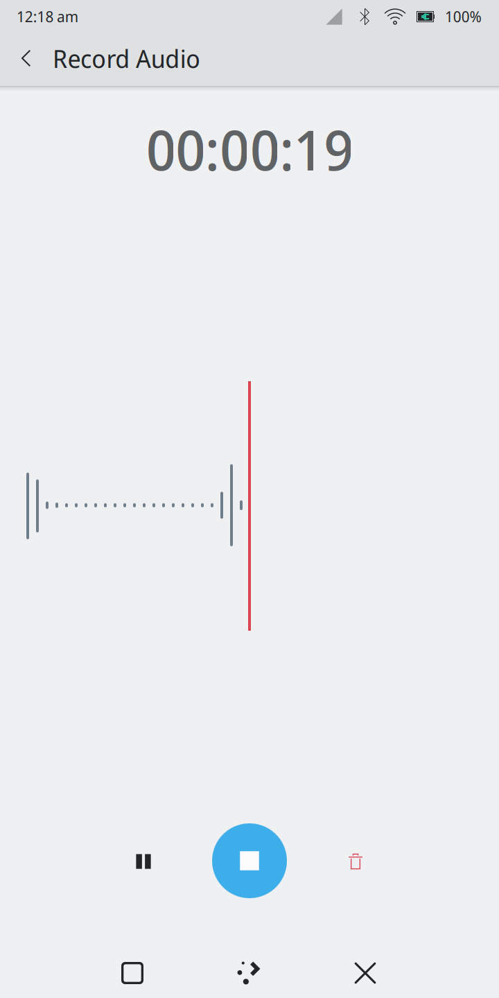 Recording with KRecorder
