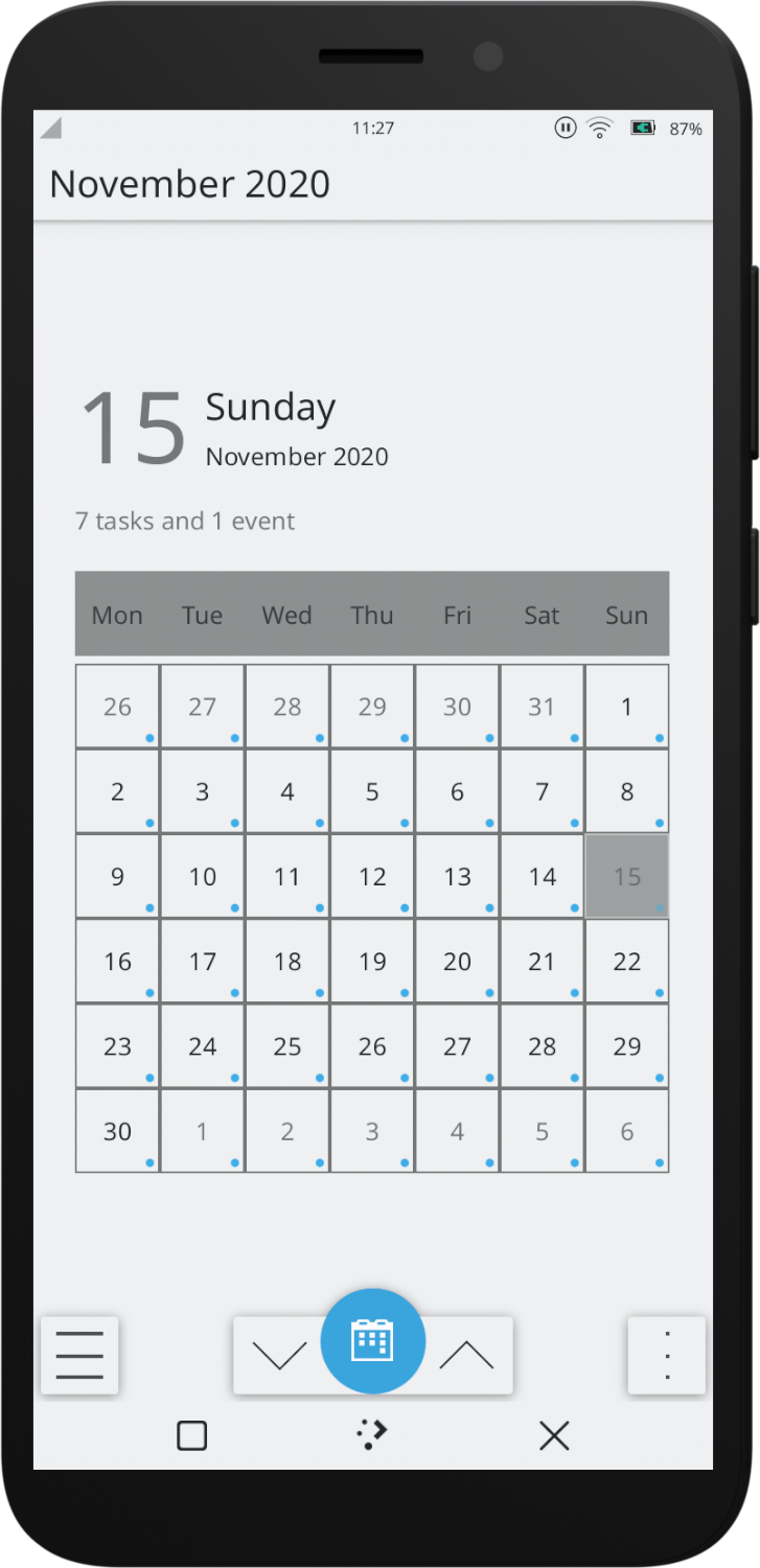 Calindori, un'applicazione per il calendario